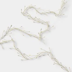 160 LED Indoor Outdoor Fairy String Lights White - Threshold™