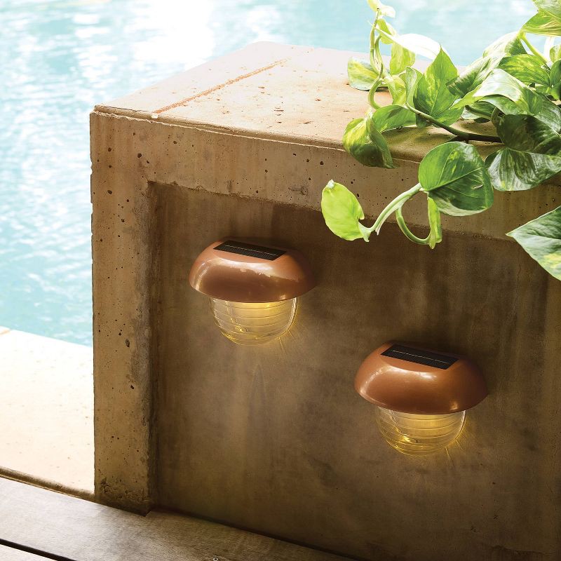 slide 2 of 3, 2ct 10L Deck Light Copper - Threshold™, 2 ct, 10 liter