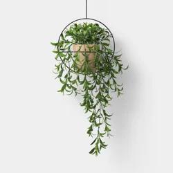 28" Hanging Artificial Plant- Threshold™
