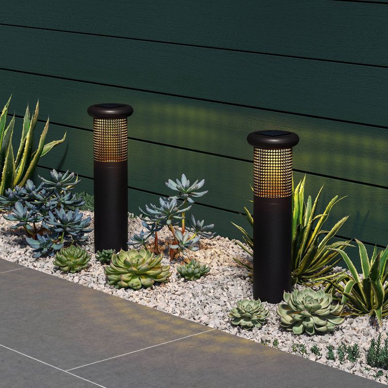 slide 2 of 3, Twilight Mesh Bollard - Room Essentials™, 1 ct