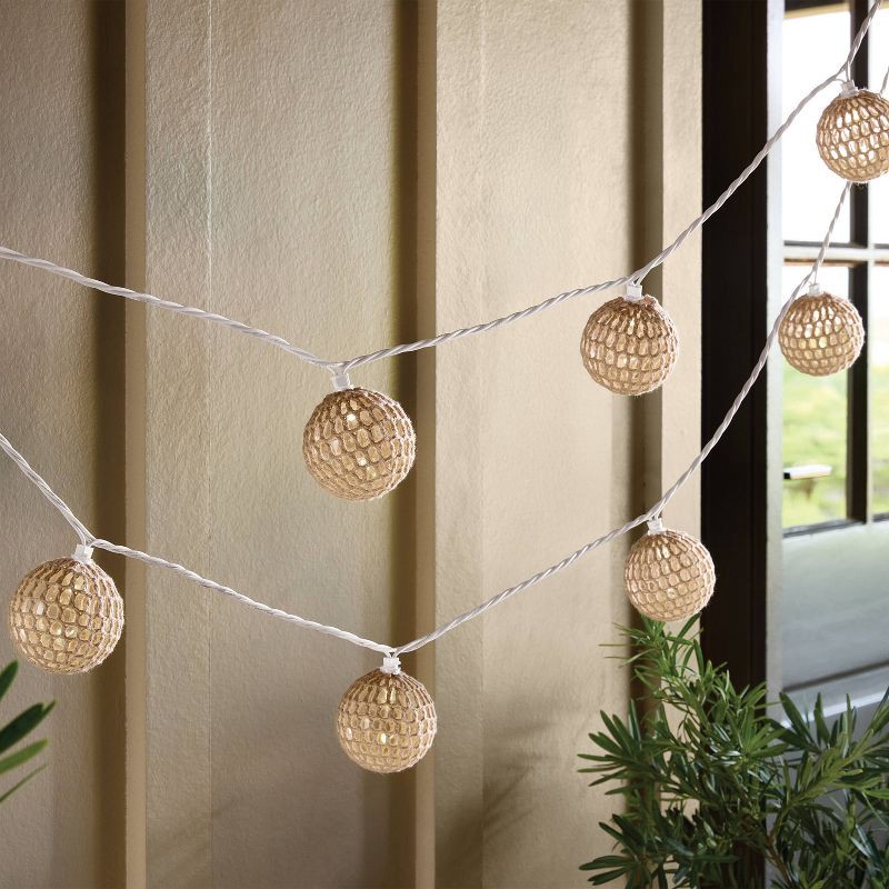 slide 4 of 4, String Lights Open Weave - Threshold™, 1 ct