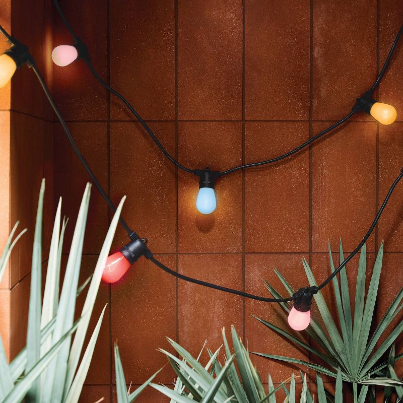 slide 2 of 3, String Lights Cafe Colored - Threshold™, 1 ct