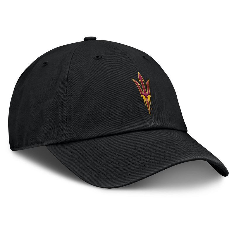 slide 3 of 4, NCAA Arizona State Sun Devils Unstructured Black Tonal Cotton Hat, 1 ct