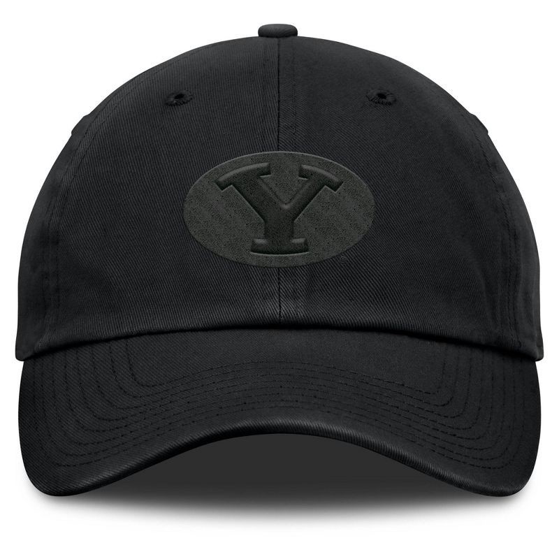slide 2 of 4, NCAA BYU Cougars Unstructured Black Tonal Cotton Hat, 1 ct