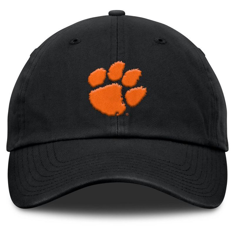 slide 2 of 4, NCAA Clemson Tigers Unstructured Black Tonal Cotton Hat, 1 ct