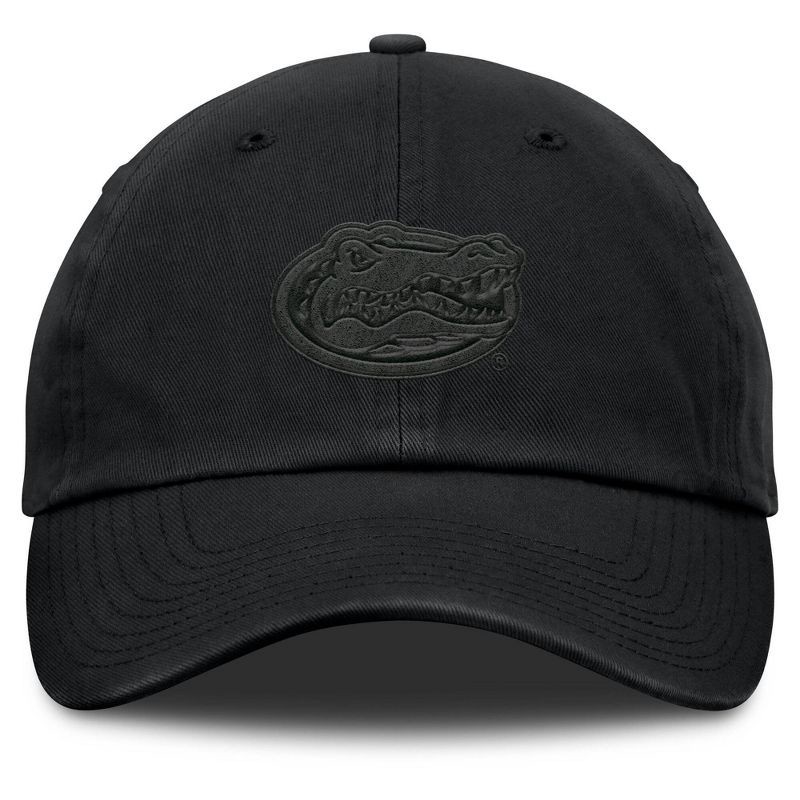 slide 2 of 4, NCAA Florida Gators Unstructured Black Tonal Cotton Hat, 1 ct