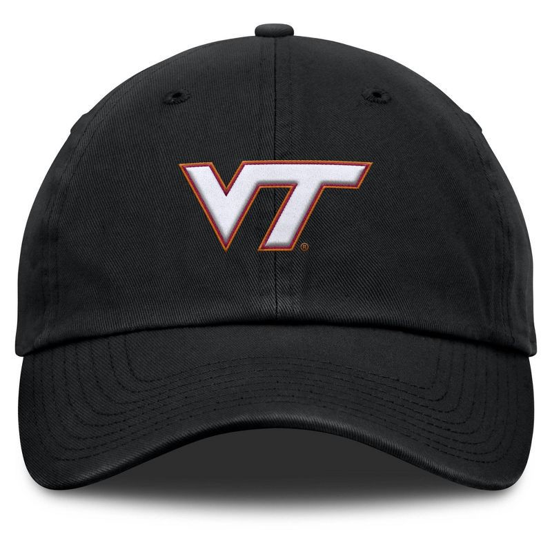 slide 2 of 4, NCAA Virginia Tech Hokies Unstructured Black Tonal Cotton Hat, 1 ct