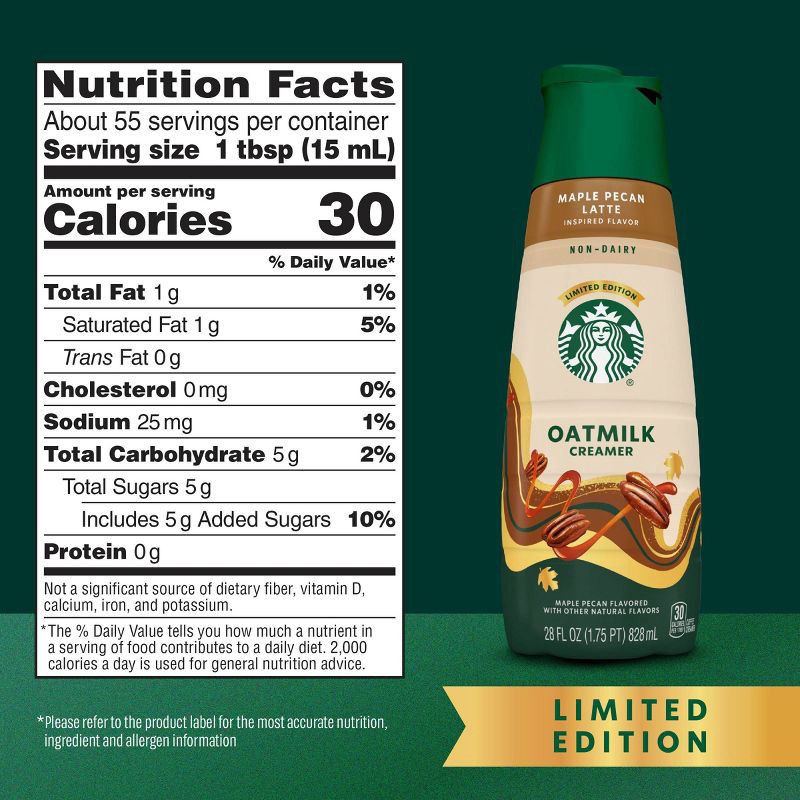 slide 10 of 10, Starbucks Creamer Maple Pecan Coffee Creamer - 28 fl oz, 28 fl oz