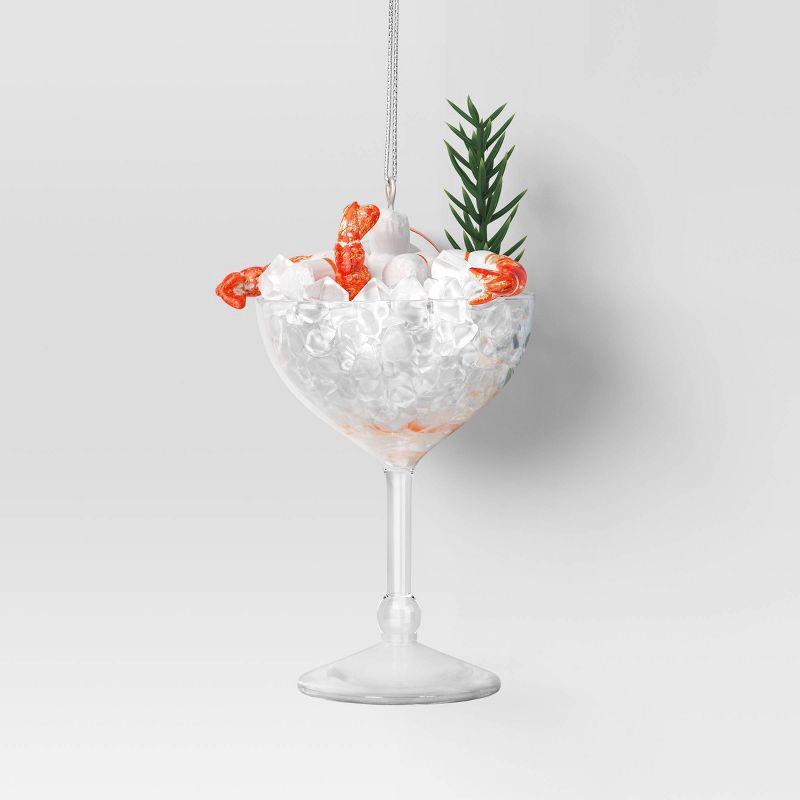 slide 1 of 3, 4" Christmas Shrimp Cocktail Ornament - Wondershop™, 1 ct