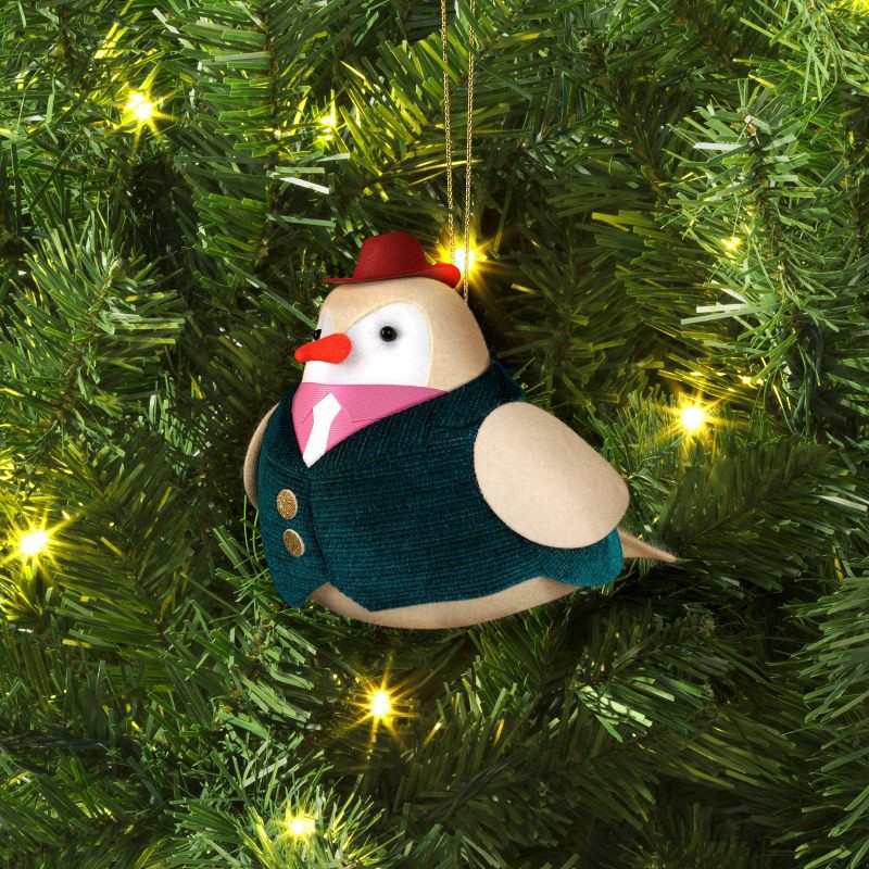 slide 2 of 3, Christmas Featherly Friends™ Ornament Knit Scarf - Wondershop™, 1 ct