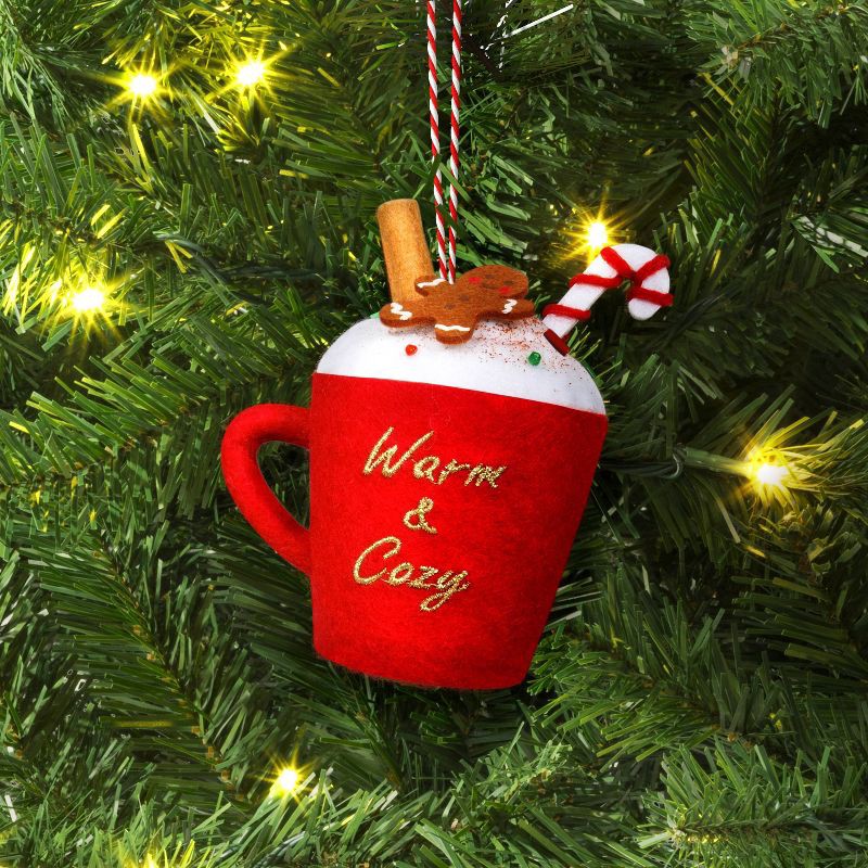 slide 2 of 3, Christmas Candy Cane Hot Drink Ornament - Wondershop™, 1 ct