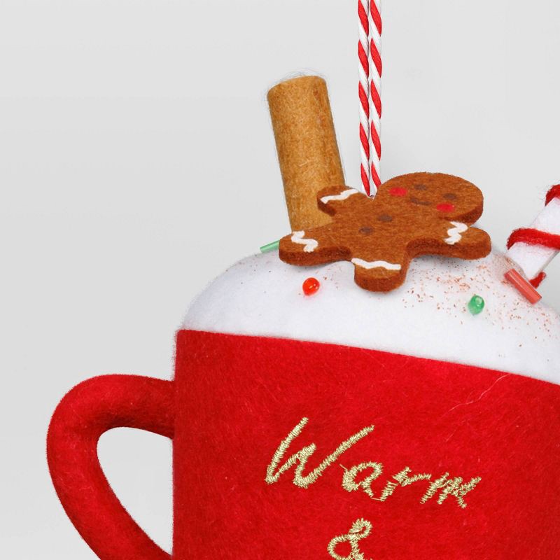 slide 3 of 3, Christmas Candy Cane Hot Drink Ornament - Wondershop™, 1 ct