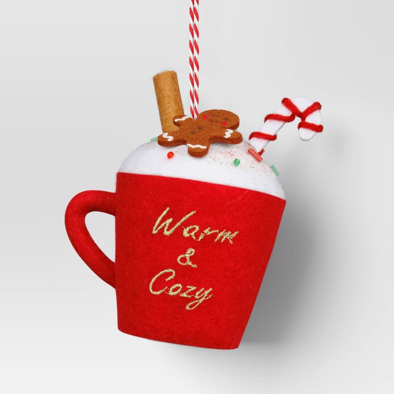 slide 1 of 3, Christmas Candy Cane Hot Drink Ornament - Wondershop™, 1 ct