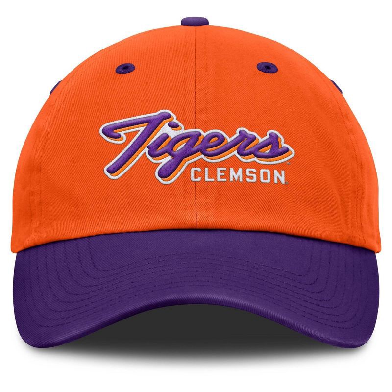 slide 2 of 4, NCAA Clemson Tigers Unstructured Cotton Hat, 1 ct