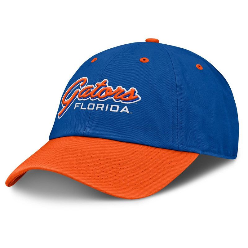 slide 1 of 4, NCAA Florida Gators Unstructured Washed Cotton Hat, 1 ct