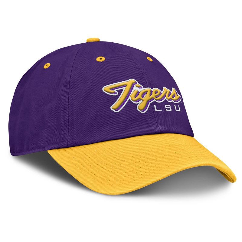 slide 3 of 4, NCAA LSU Tigers Unstructured Adjustable Cotton Hat, 1 ct