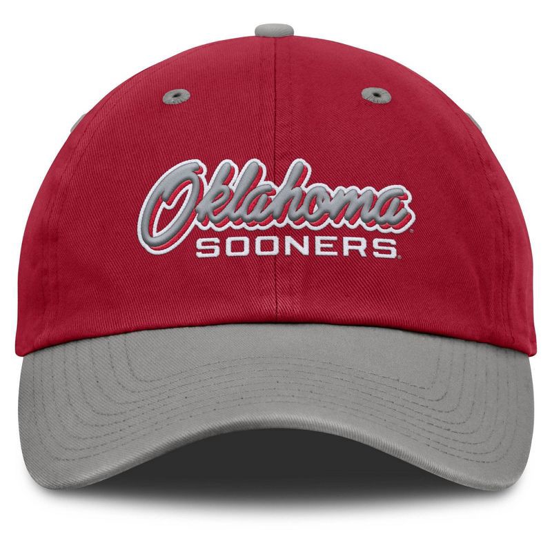 slide 2 of 4, NCAA Oklahoma Sooners Unstructured Adjustable Cotton Hat, 1 ct