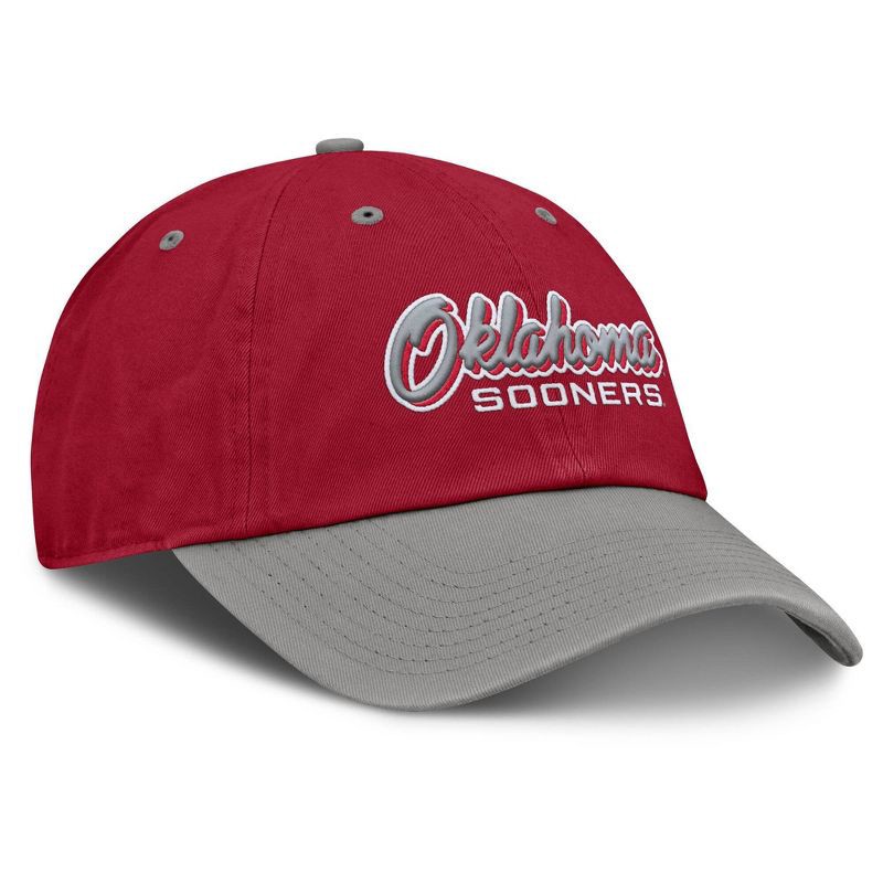slide 3 of 4, NCAA Oklahoma Sooners Unstructured Adjustable Cotton Hat, 1 ct