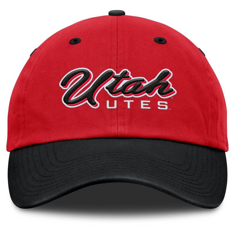 slide 2 of 4, NCAA Utah Utes Unstructured Adjustable Cotton Hat, 1 ct