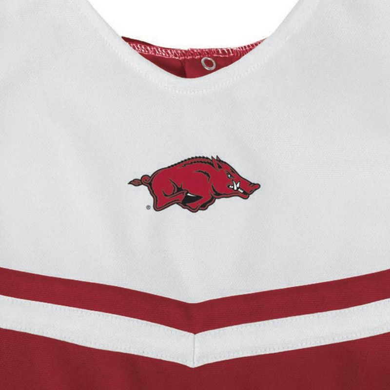 slide 3 of 3, NCAA Arkansas Razorbacks Toddler Girls' Cheer Dress Set - 2T, 1 ct