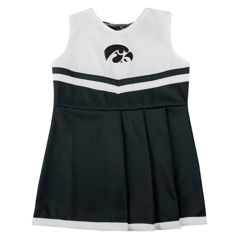 slide 1 of 3, NCAA Iowa Hawkeyes Toddler Girls' Cheer Dress Set - 2T, 1 ct