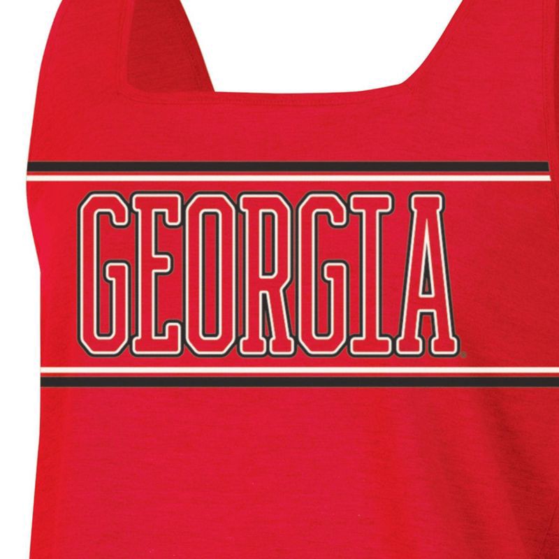 slide 3 of 3, NCAA Georgia Bulldogs Women's Fashion Tank Top - S, 1 ct