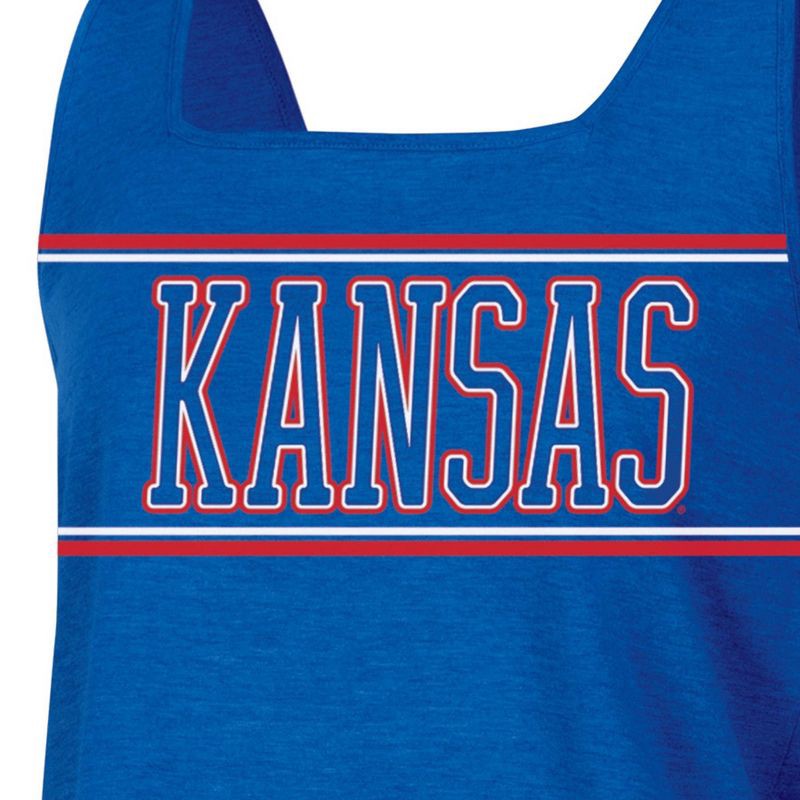 slide 3 of 3, NCAA Kansas Jayhawks Women's Fashion Tank Top - S, 1 ct