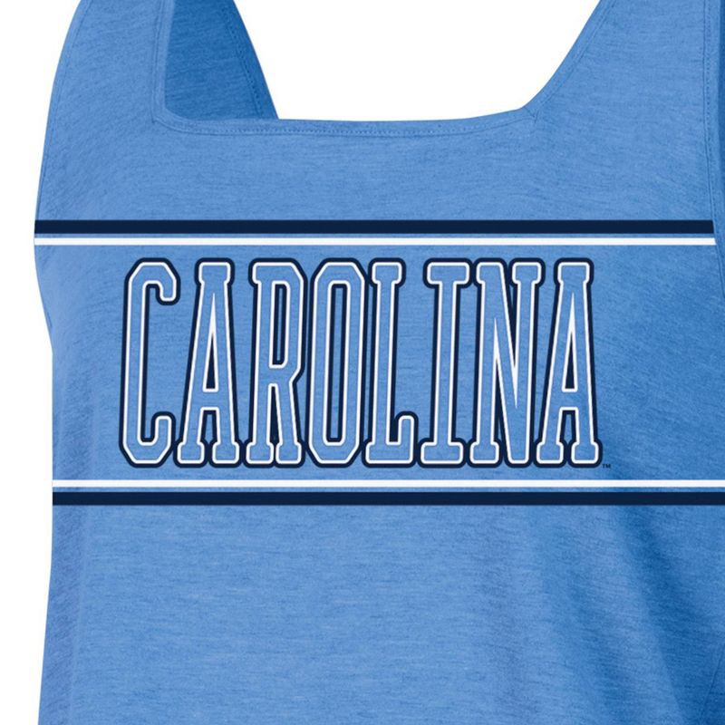 slide 3 of 3, NCAA North Carolina Tar Heels Women's Fashion Tank Top - XL, 1 ct