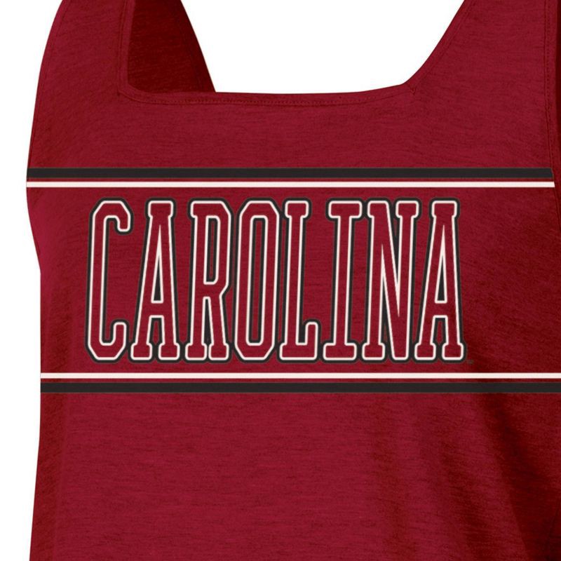 slide 3 of 3, NCAA South Carolina Gamecocks Women's Fashion Tank Top - M: Cotton-Polyester Blend, Squareneck, Sleeveless Pullover, 1 ct
