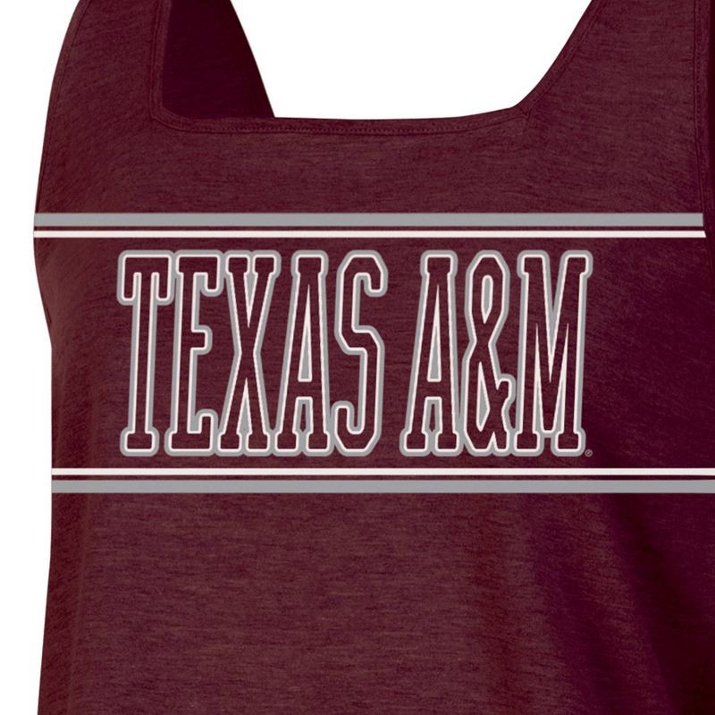 slide 3 of 3, NCAA Texas A&M Aggies Women's Fashion Tank Top - M: Cotton-Polyester Jersey, Sleeveless, 1 ct