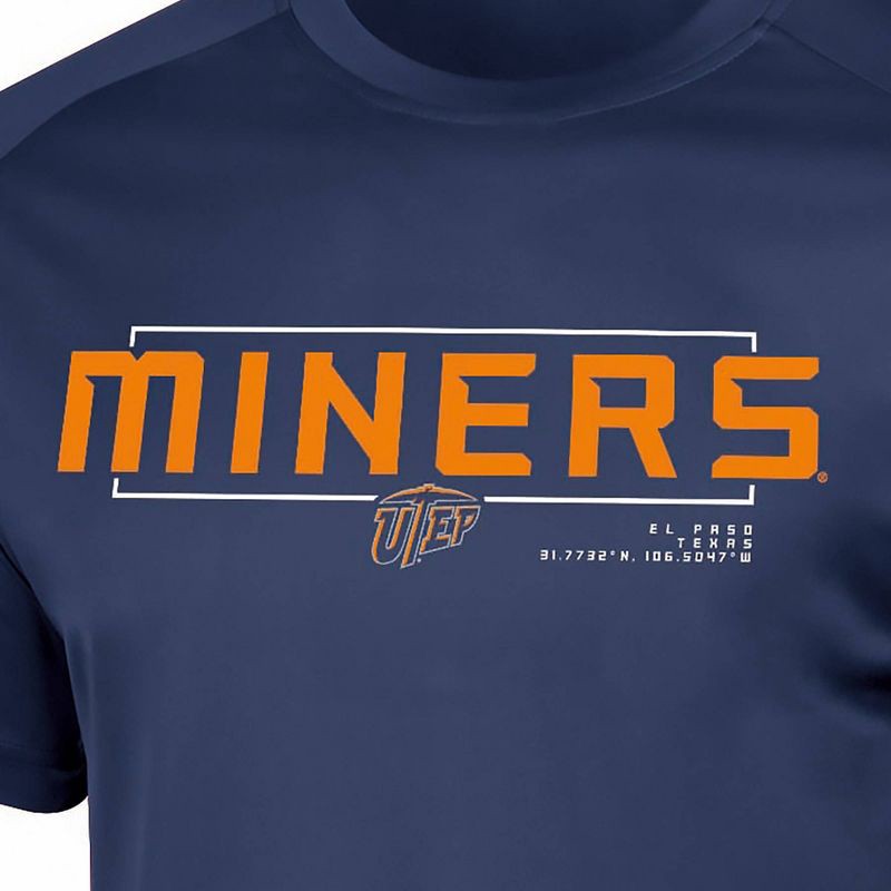 slide 3 of 3, NCAA UTEP Miners Men's Poly T-Shirt - L, 1 ct