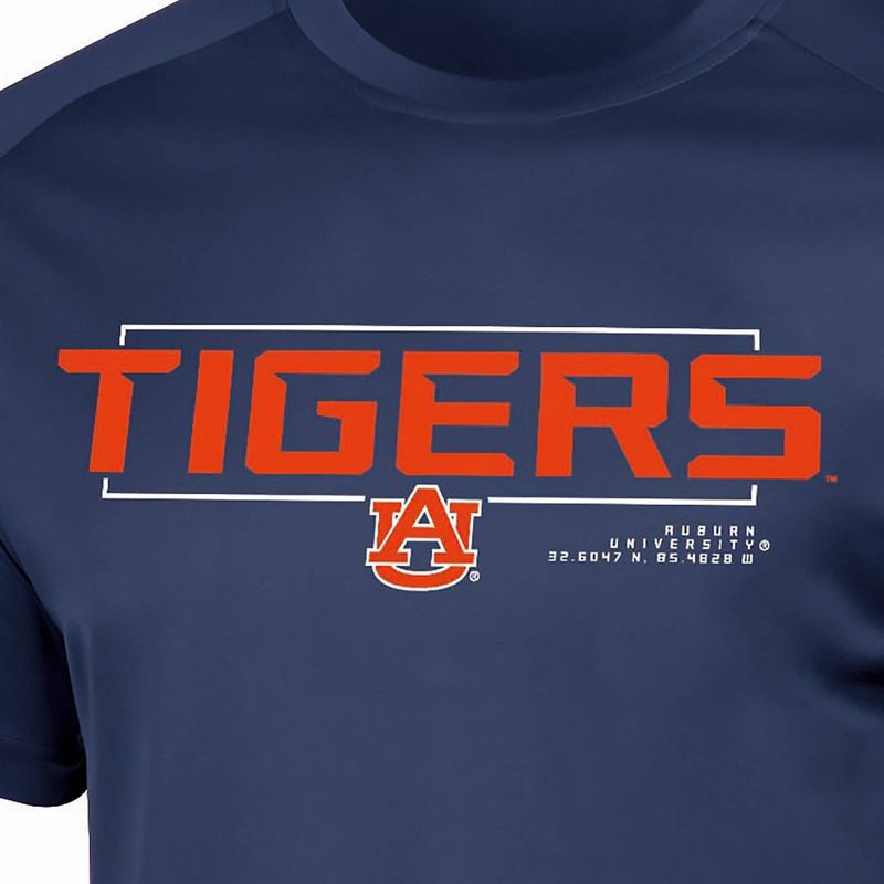 slide 3 of 3, NCAA Auburn Tigers Men's Poly T-Shirt - L, 1 ct
