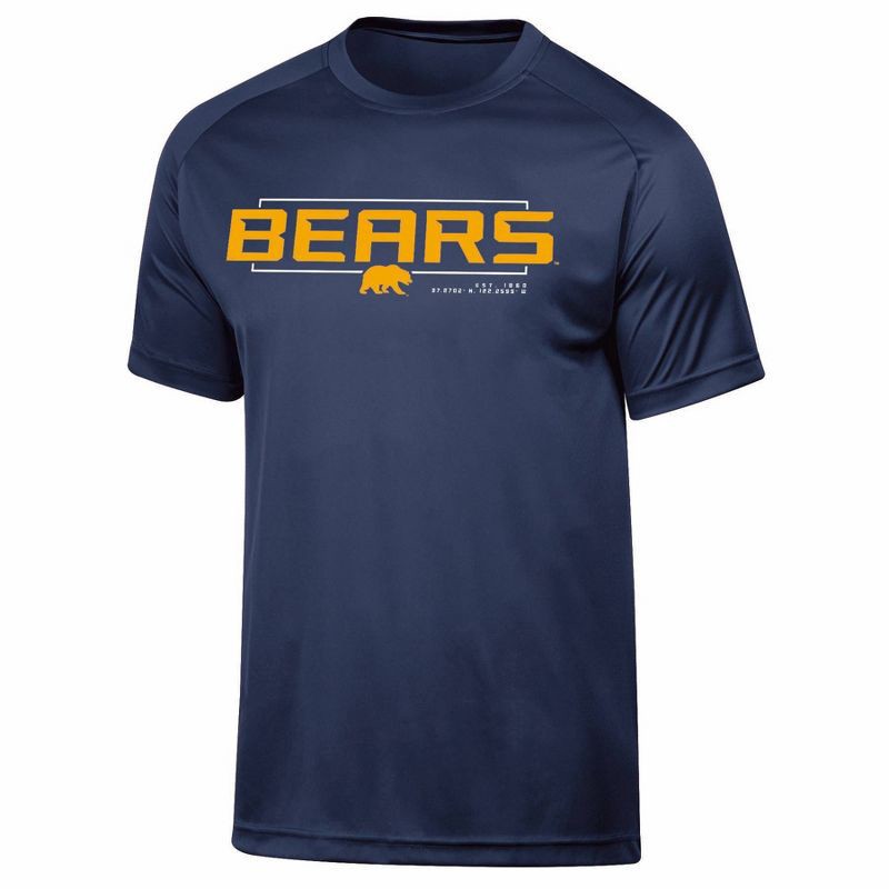 slide 1 of 3, NCAA Cal Golden Bears Men's Poly T-Shirt - S, 1 ct