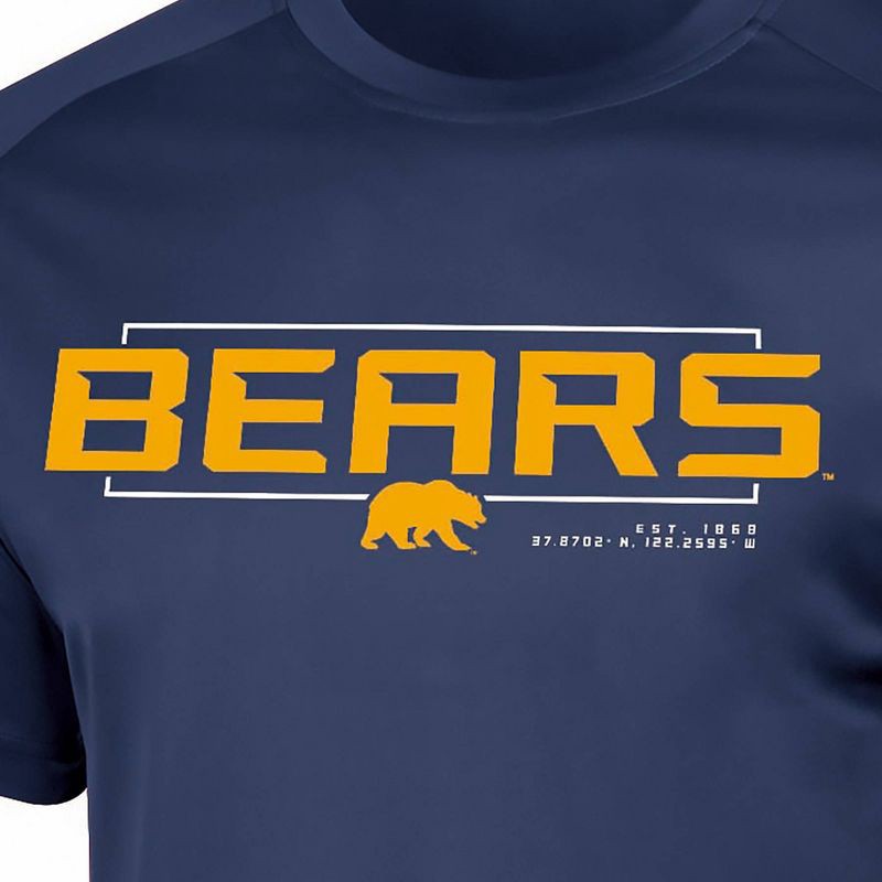 slide 3 of 3, NCAA Cal Golden Bears Men's Poly T-Shirt - XXL, 1 ct