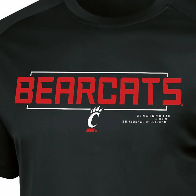slide 3 of 3, NCAA Cincinnati Bearcats Men's Poly T-Shirt - M: Lightweight Crew Neck, Short Sleeve, 1 ct