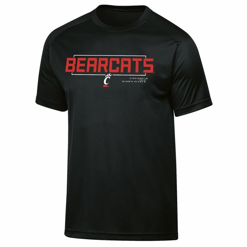 slide 1 of 3, NCAA Cincinnati Bearcats Men's Poly T-Shirt - L, 1 ct