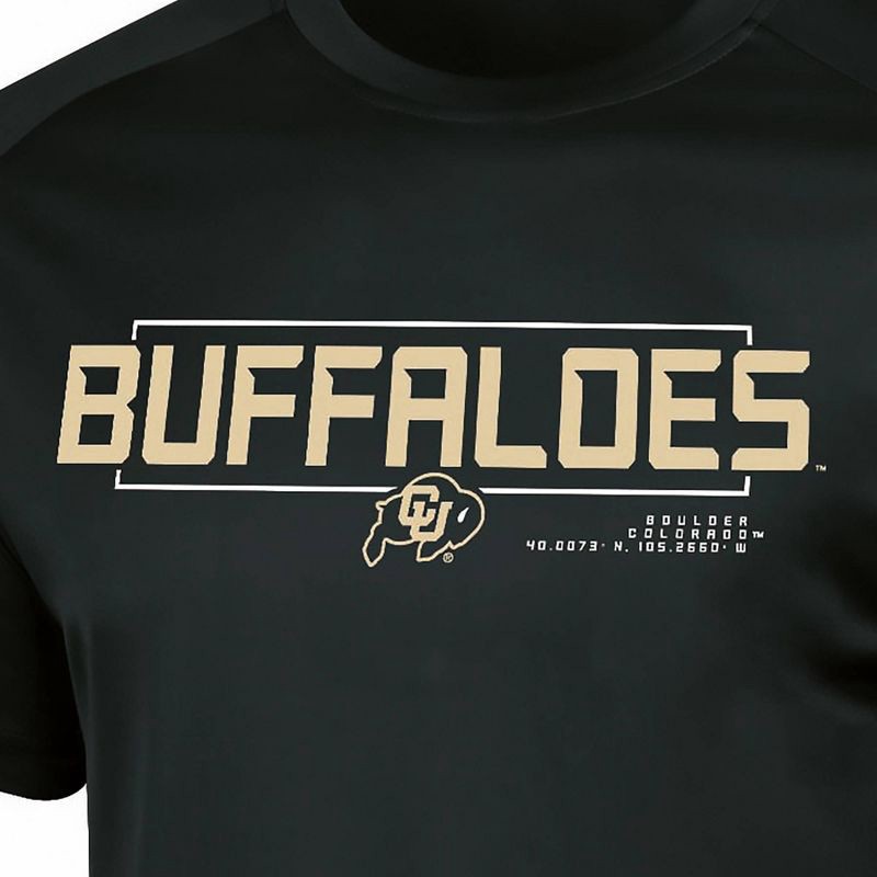slide 3 of 3, NCAA Colorado Buffaloes Men's Poly T-Shirt - XXL, 1 ct