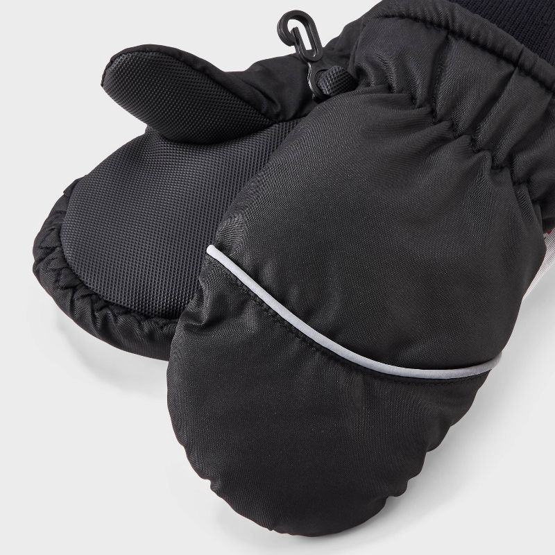 slide 2 of 3, Toddler Boys' Snowplay Ski Mittens - Cat & Jack™ Black 12-24M, 1 ct