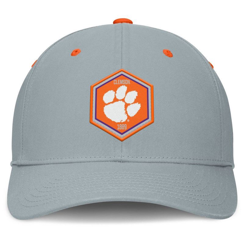 slide 2 of 5, NCAA Clemson Tigers Structured Cotton Twill Hat, 1 ct