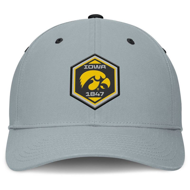 slide 2 of 5, NCAA Iowa Hawkeyes Structured Cotton Twill Hat, 1 ct