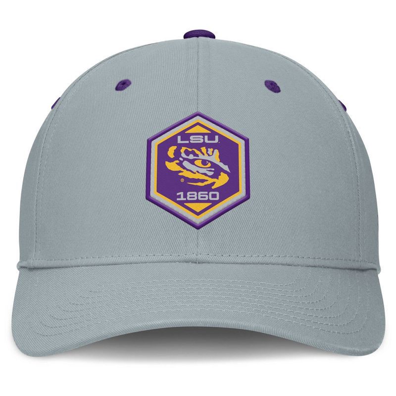 slide 2 of 5, NCAA LSU Tigers Structured Cotton Twill Hat, 1 ct