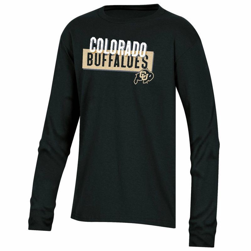 slide 1 of 3, NCAA Colorado Buffaloes Boys' Long Sleeve T-Shirt - XS, 1 ct