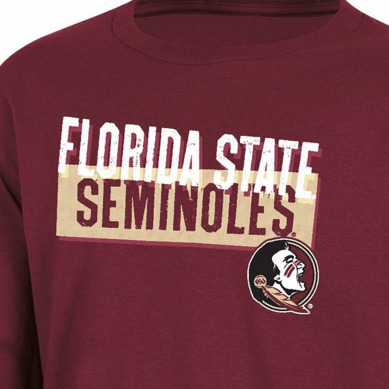 slide 3 of 3, NCAA Florida State Seminoles Boys' Long Sleeve T-Shirt - S, 1 ct