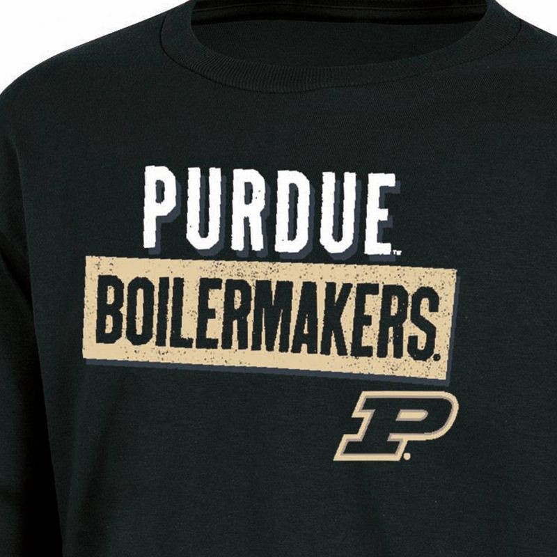 slide 3 of 3, NCAA Purdue Boilermakers Boys' Long Sleeve T-Shirt - S, 1 ct