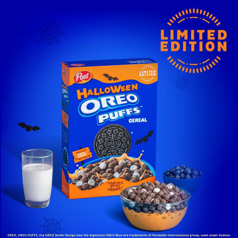 slide 4 of 9, Post Halloween Oreo Puffs Breakfast Cereal - 16.5oz, 16.5 oz