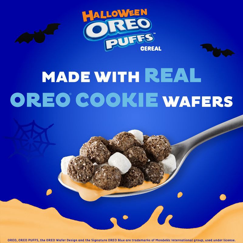 slide 5 of 9, Post Halloween Oreo Puffs Breakfast Cereal - 16.5oz, 16.5 oz