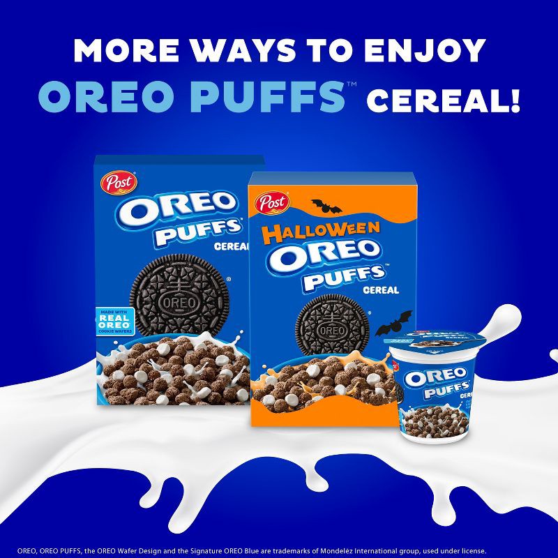 slide 8 of 9, Post Halloween Oreo Puffs Breakfast Cereal - 16.5oz, 16.5 oz