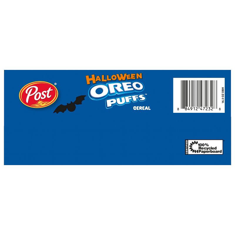 slide 9 of 9, Post Halloween Oreo Puffs Breakfast Cereal - 16.5oz, 16.5 oz