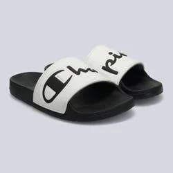 Champion Women's IPO Squish Slide Sandals - Black/White 6