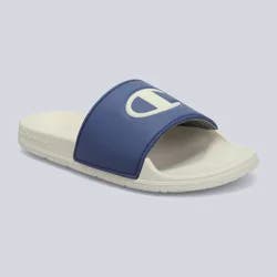 Champion Men's IPO Squish Slide Sandals - Blue/Off White 11